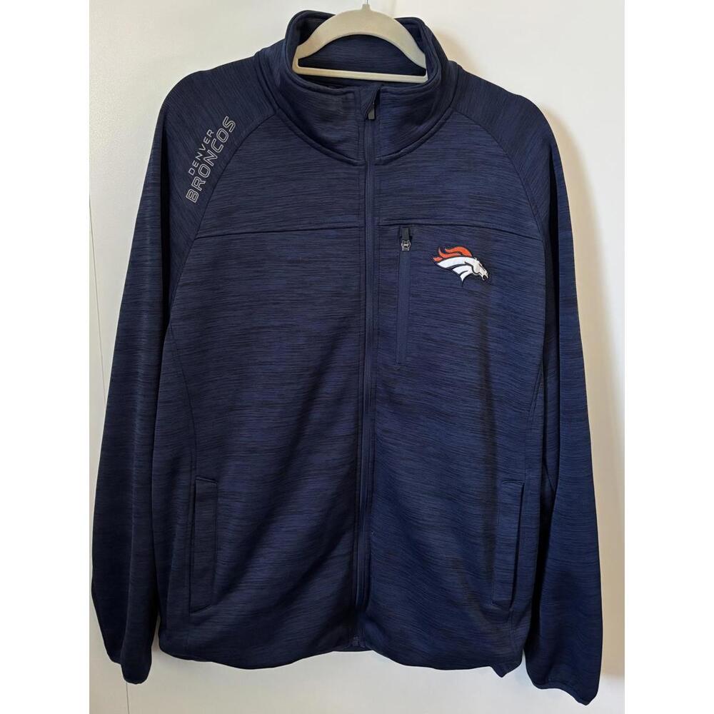 NFL Denver Broncos Men’s XL, Navy Blue, Football